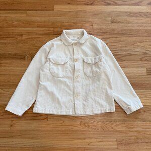 OlderBrother Ivory Corduroy Oversized Jacket